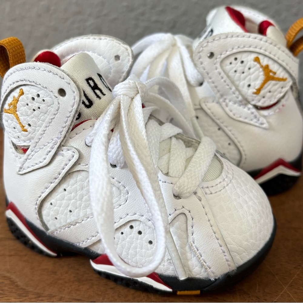 Nike Air Jordan 7 Retro "Cardinal" in toddler/infant 2C